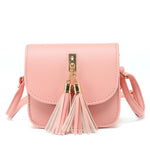 Women Messenger Shoulder Handbag With Tassel