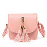 Women Messenger Shoulder Handbag With Tassel